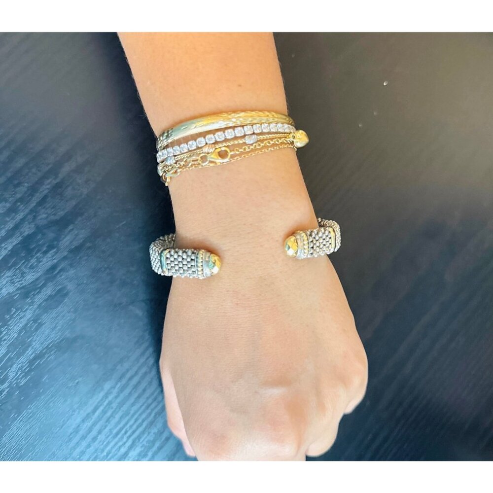 Lagos Caviar 925/18K Cuff - Picture 6 of 8